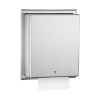 Bobrick B-29744 Satin Finish Semi Recessed Automatic Roll Paper Towel Dispenser
