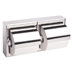 Bobrick Surface-Mounted Toilet Tissue Dispenser with Hoods - B-6999 Bobrick Surface-Mounted Toilet Tissue Dispenser with Hoods - B-6999