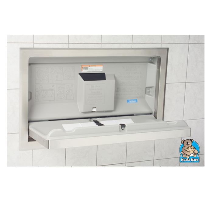 stainless steel baby changing station