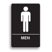 ADA Compliant Men's Restroom Sign