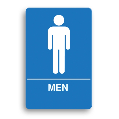 ADA Compliant Men's Restroom Sign