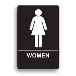ADA Compliant Womens Restroom Sign