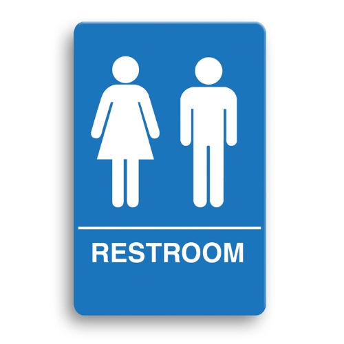 ADA Compliant Unisex Restroom Sign