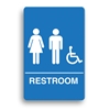 ADA Compliant Unisex Accessible Restroom Sign